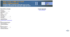 Desktop Screenshot of italycruise.outsideagents.com