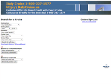 Tablet Screenshot of italycruise.outsideagents.com